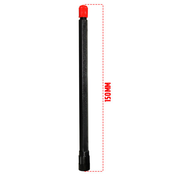 Extensão Rígida Plástica - 150MM Preta