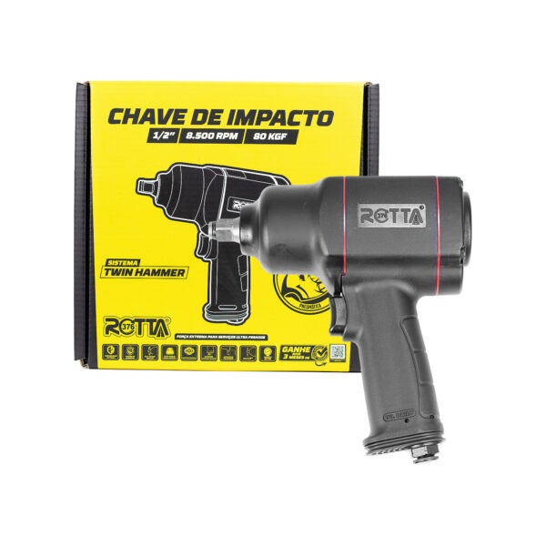 Chave de Impacto 1/2" 8.000Rpm - 80KGF