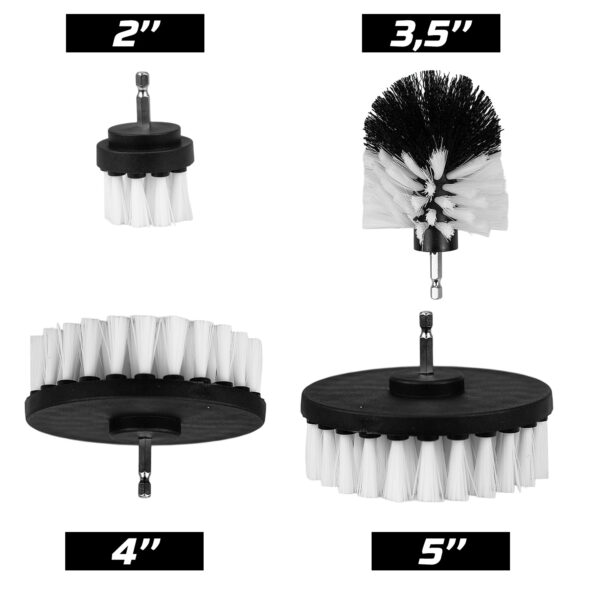 Kit De Escovas Drill 4 Unidades