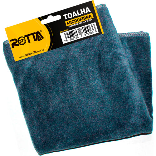 Toalha De Microfibra Cinza 60X40CM Para Polimento 400GSM