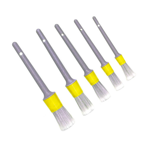 Kit De Pincéis Para Detalhamento Automotivo Interno Macio