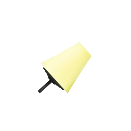 Cone De Polimento Amarelo Médio 8CM