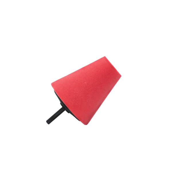 Cone De Polimento Vermelho Macio 8CM