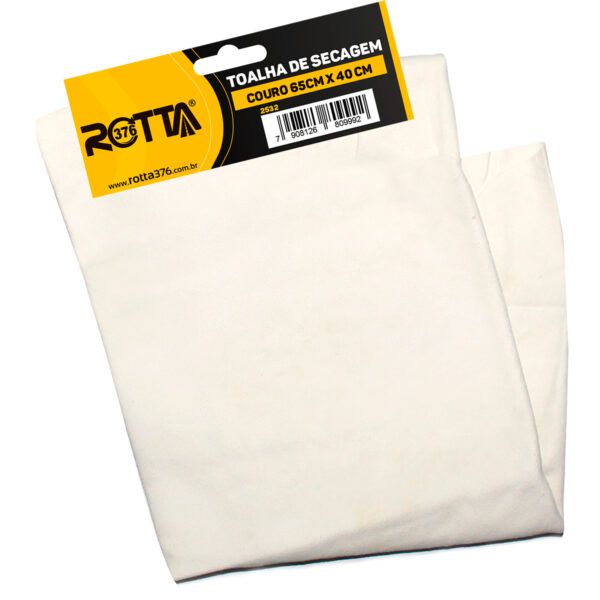 Tolha Em Couro Para Secagem de Vidros 65X40CM