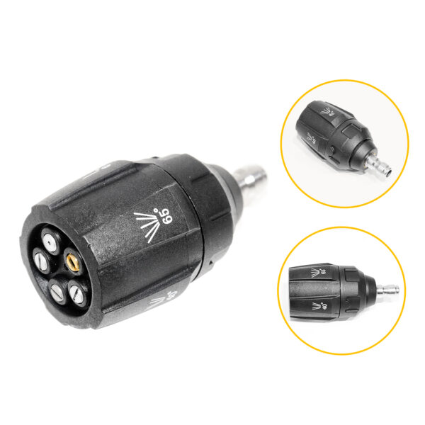 Bico Para Lavagem 5 Em 1 Engate Rápido