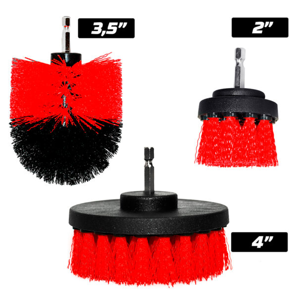 Kit De Escovas Drill Agressiva 3 Unidades