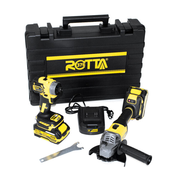 Kit Esmerilhadeira E Parafusadeira A Bateria