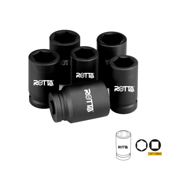 Soquete De Impacto 3/4″ Longo - Unitário