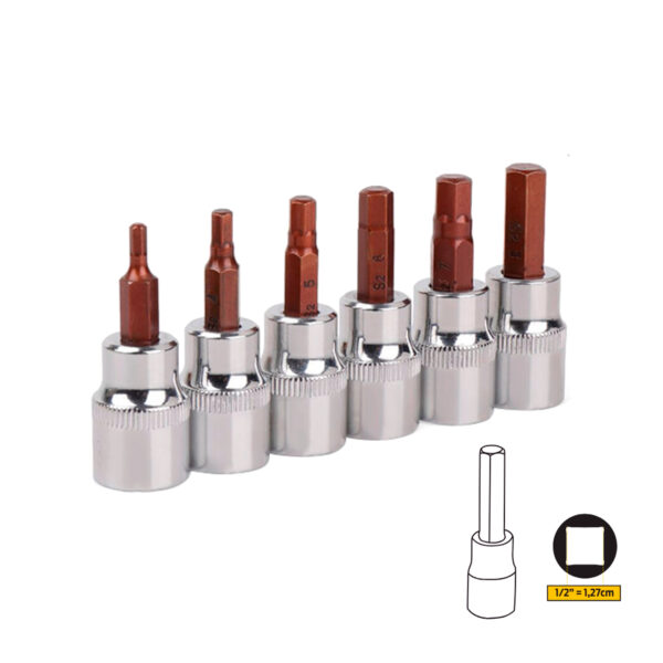 Soquetes Allen 1/2 - Unitário