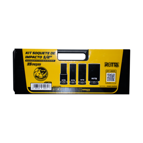 Kit Soquete De Impacto 1/2" 15 Pçs - Imagem 2
