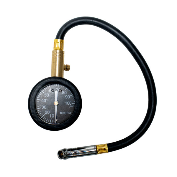 Calibrador De Pneus Manual Com Manometro Kart