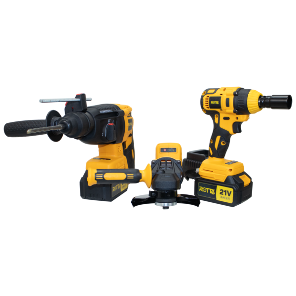 Kit Triple X - Chave de Impacto | Martelete | Esmerilhadeira