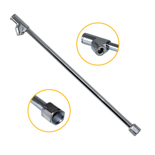 Bico Inflador Duplo Longo 335mm - Imagem 2
