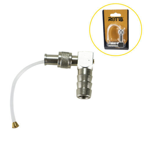 Conector Inflador De Água Em L 14mm Mangueira 2mm - Imagem 2