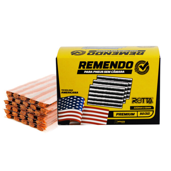 REFIL PARA REMENDO DE PNEUS C/ 50 - IMP CARRO PREMIUM