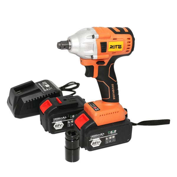 Chave De Impacto Elétrica 1/2" 320n.M. A Bateria 21v