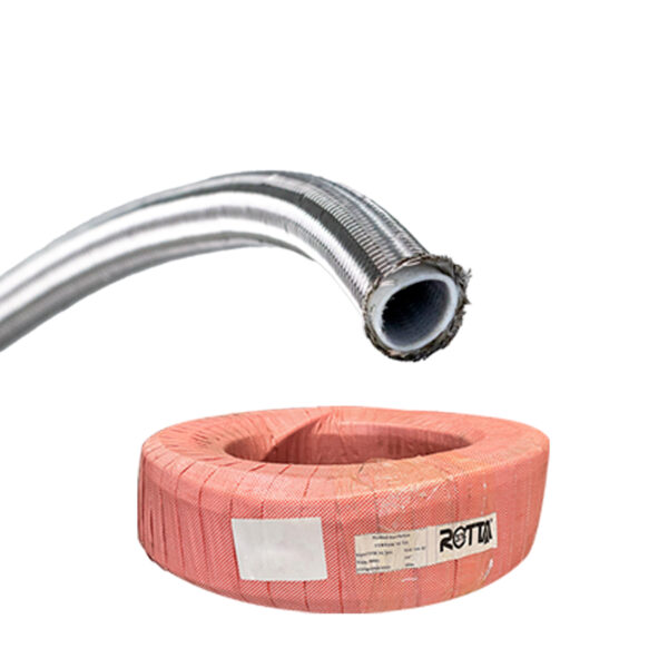 Mangueira 1/2" R14 Teflon Para Alta Temperatura 100-400 Psi