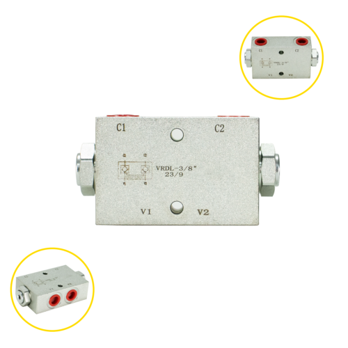 Válvula De Retenção Dupla Vrdl - 3/8" - 40 L/Min