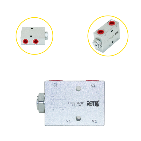 Válvula De Retenção Simples Vrsl - G3/8" - 40 L/Min