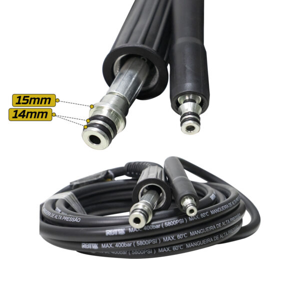 Mangueira De Alta Pressao New Eco Wash 2200 5M