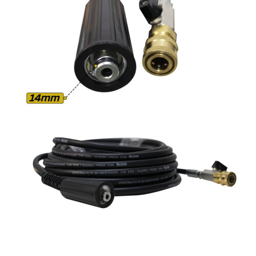 Mangueira Lavadora De Alta Pressao Trama Nylon M22 Com Engate Rap. 10m