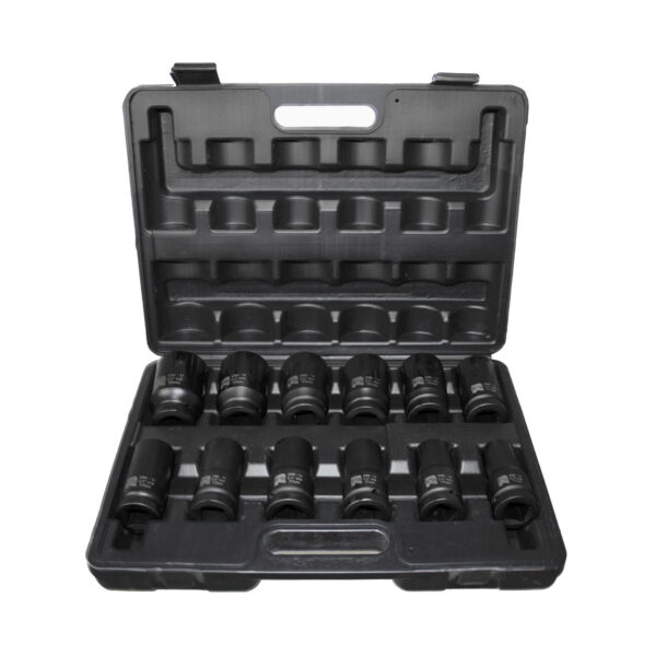 Kit Soquete De Impacto 3/4 Longo 12 Pçs (17/19/21/22/23/24/27/30/32/33/36/38)