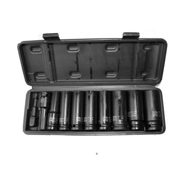 Kit Soquete De Impacto 1/2 Longo 9 Pçs (10/13/15/17/18/19/22/23/24)