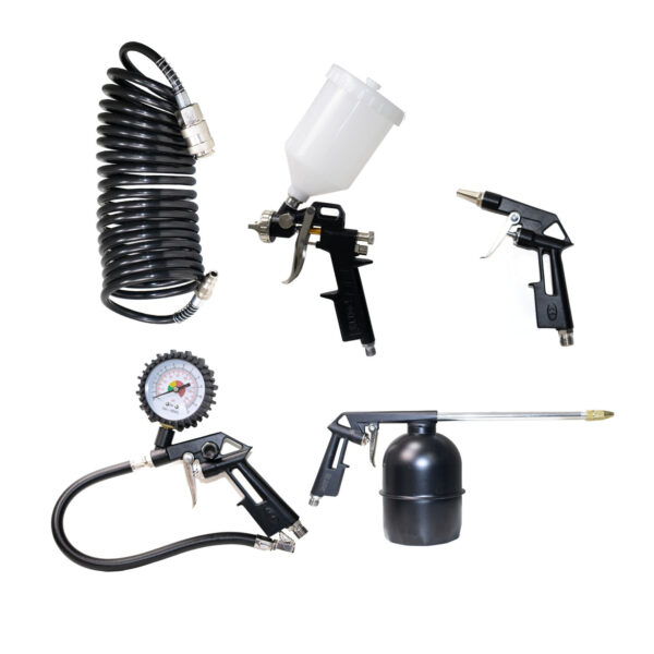 Kit De Acessórios Para Compressor Com 5 Peças