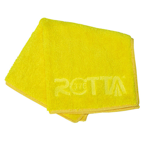 Toalha De Microfibra Amarela 30 X 30cm Para Polimento 350gsm - Imagem 2