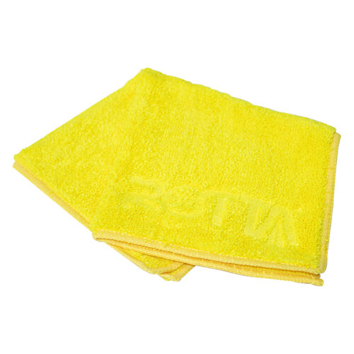Toalha De Microfibra Amarela 30 X 30cm Para Polimento 350gsm - Imagem 4
