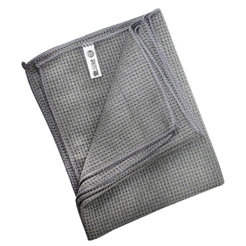 Toalha De Microfibra Cinza 80x50 Cm 185g - Imagem 2