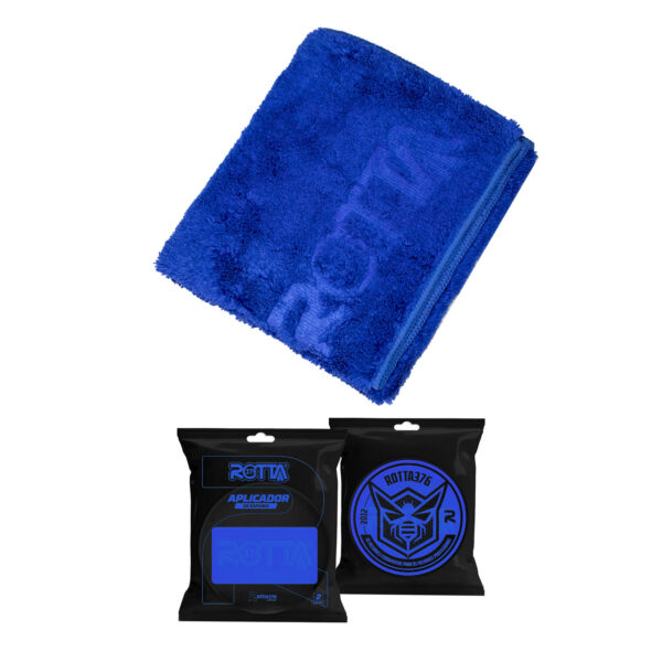 Toalha De Microfibra Azul 60x40 Cm 88g