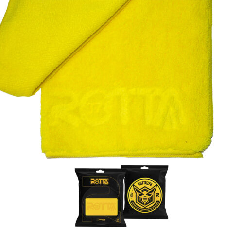 Toalha De Microfibra Amarela 60x40 Cm 88g