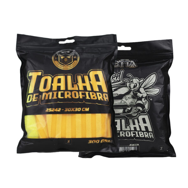 Toalha De Microfibra 3 Pcs 30x30 Cm 27g