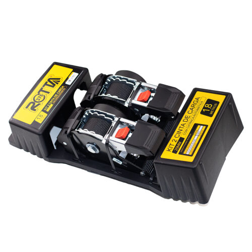 Kit 2 Cinta De Carga 25mm Com Catraca Automática 680kg X 3,6m - Imagem 2