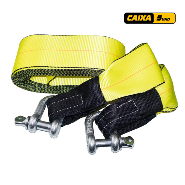 Cinta De Reboque - 10ton X 10m Com Duas Manilhas 3/4"