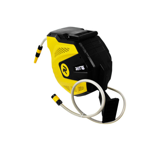 Carretel De Mangueira De Agua 15m 1/2" Amarelo E Preto - Imagem 4