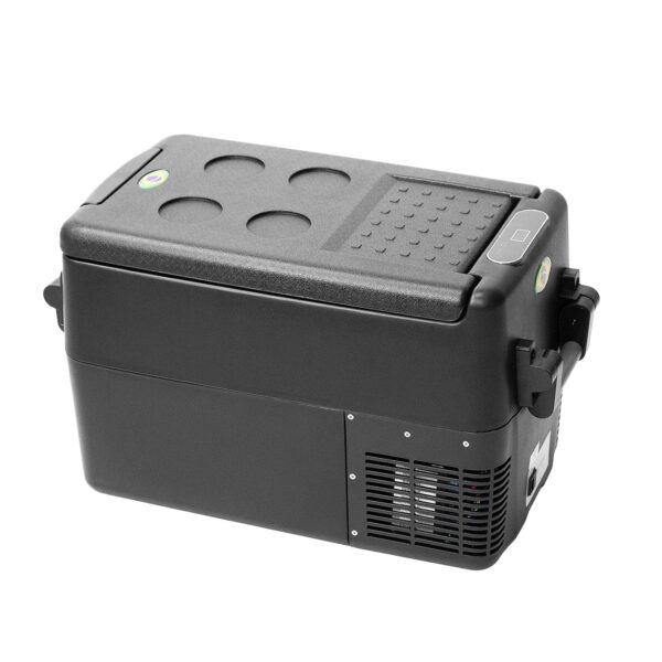 Geladeira portatil s35 para caminhao 35 litros preta bivolt 12v 24v