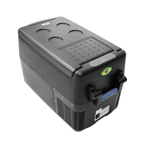 Geladeira portatil s35 para caminhao 35 litros preta bivolt 12v 24v - Imagem 2