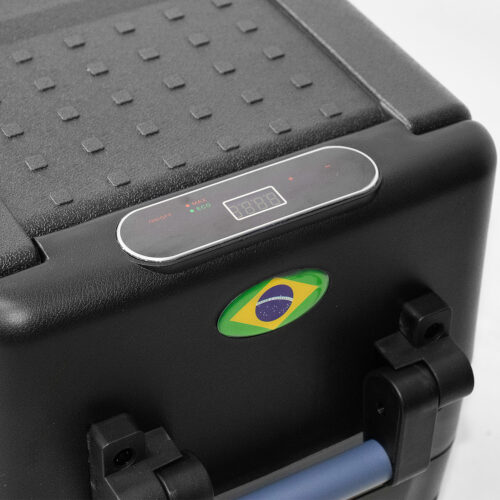 Geladeira portatil s45 para caminhao 45 litros preta bivolt 12v - Imagem 4