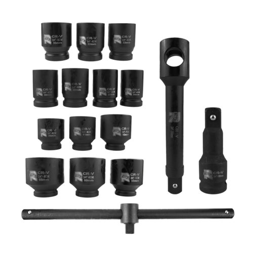 Kit de Soquetes Estriado 3/4 80MM - 24/27/28/30/32/33/36/38/41/46/50/55/60/65 - Imagem 3