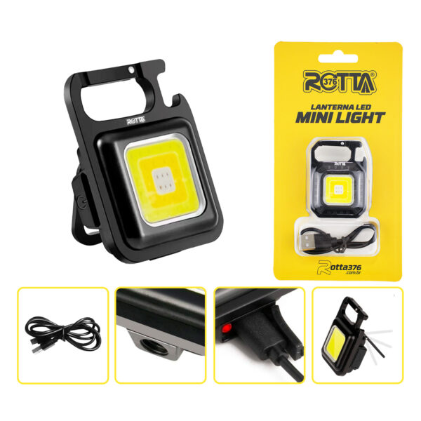Mini Lanterna de Led Portatil