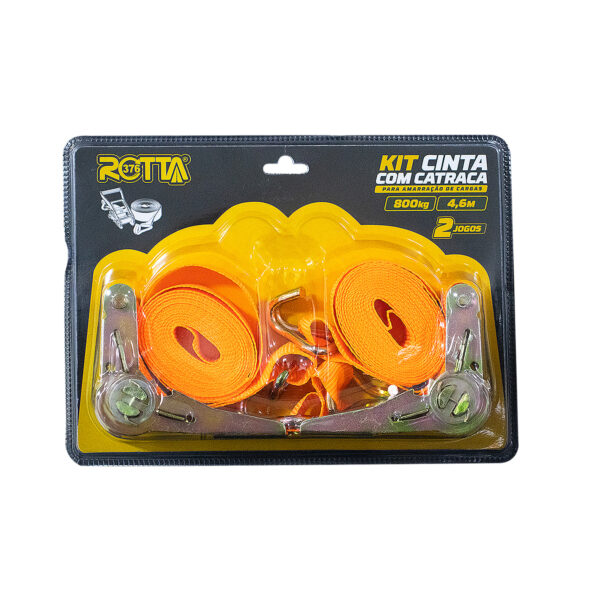 Kit Cinta com Catraca 25MMX4.6M - 2 PCS