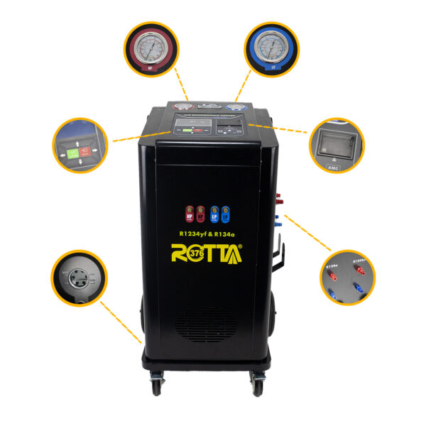 Maquina Para Manutenção De Ar Condicionado Sistema Duplo De Gás