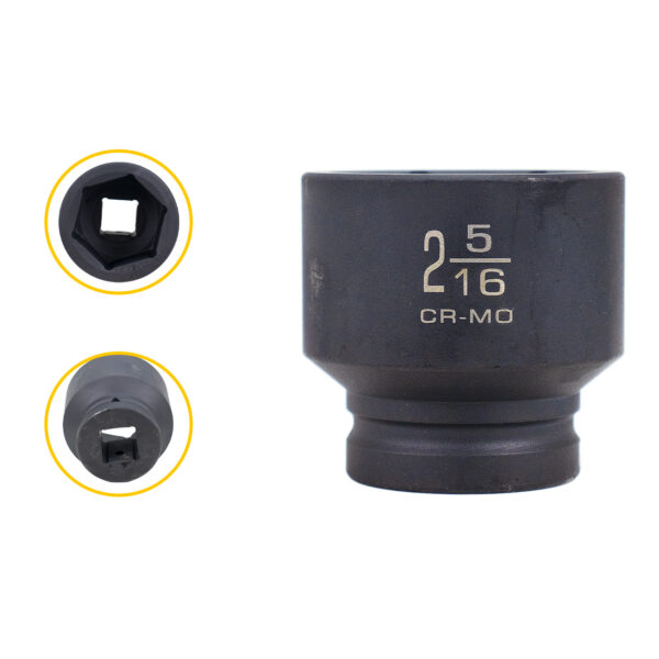 Soquete De Impacto 1" CH 2 - 5/16 (MEDIO)