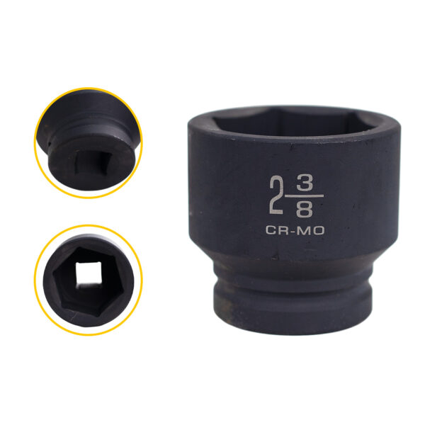 Soquete De Impacto 1" CH 2 - 3/8 (MEDIO)