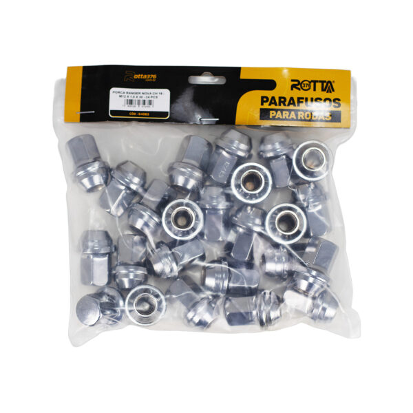 Porca Ranger Nova CH 19 - M12 X 1,5 X 35 - 24 PCS