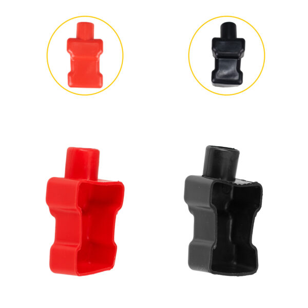 Capa Proteção Polo Positivo E Negativo De Bateria 2PCS / Par
