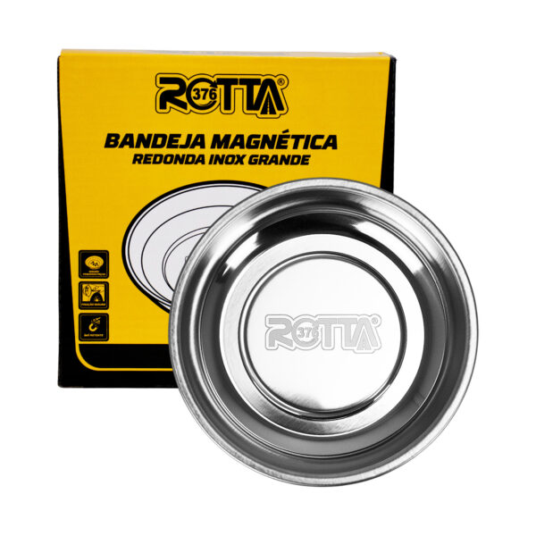 Bandeja Magnética Redonda Inox Grande 150MM