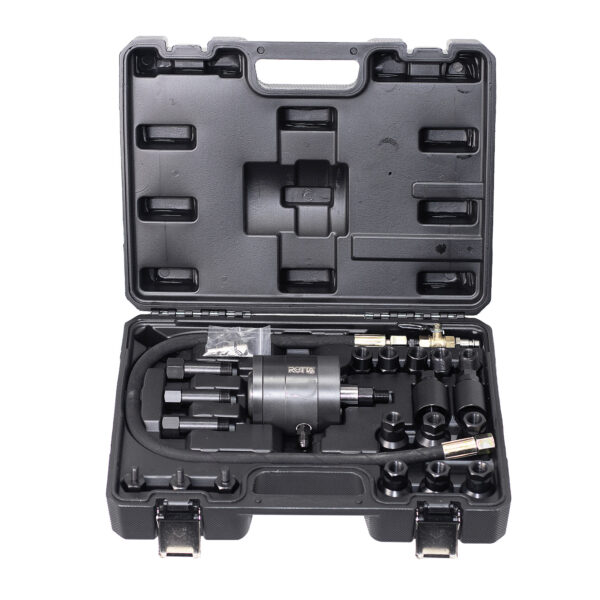 Conjunto De Ferramentas Pneumatica Com 21 Peças Para Extração De Bico Injetor Diesel